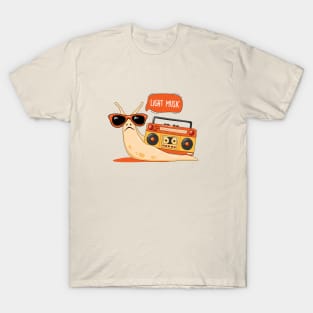 Snail and light music T-Shirt